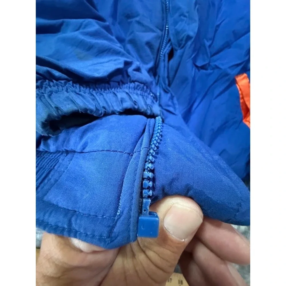 Vintage Starter Florida‎ Gators Puffer Jacket Blue Orange Mens XL NO ZIPPER